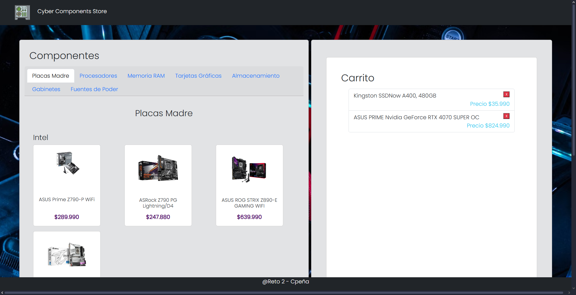Reto 2 - Simulador de cotizador